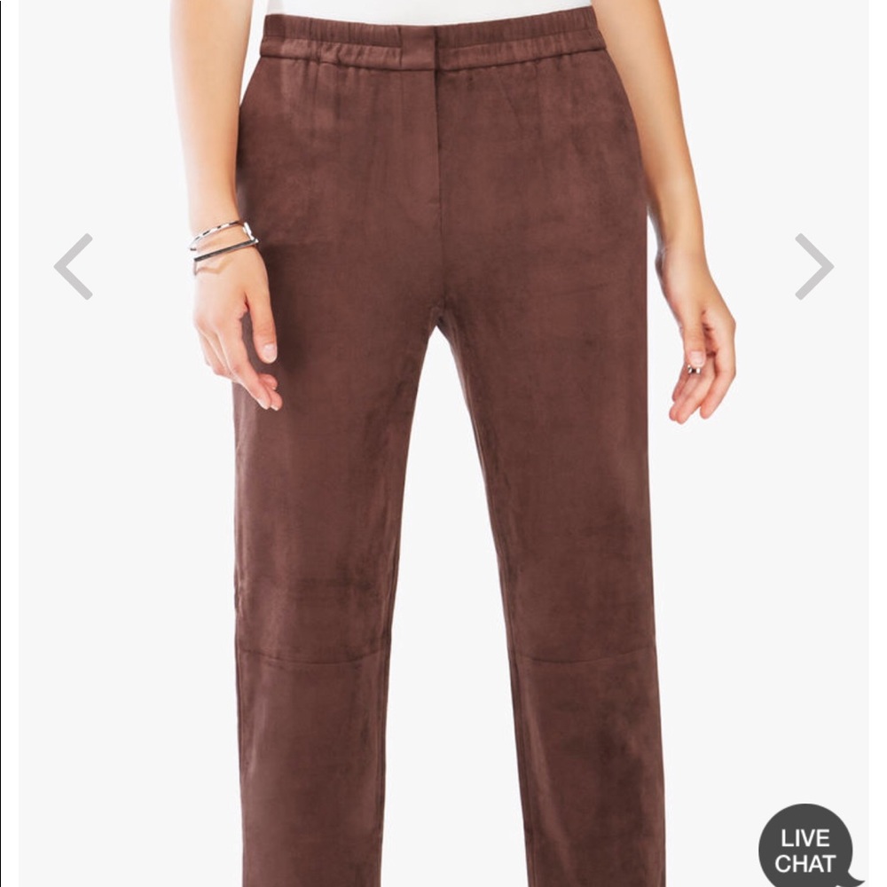 Suede Pants.  Amazing Fit!